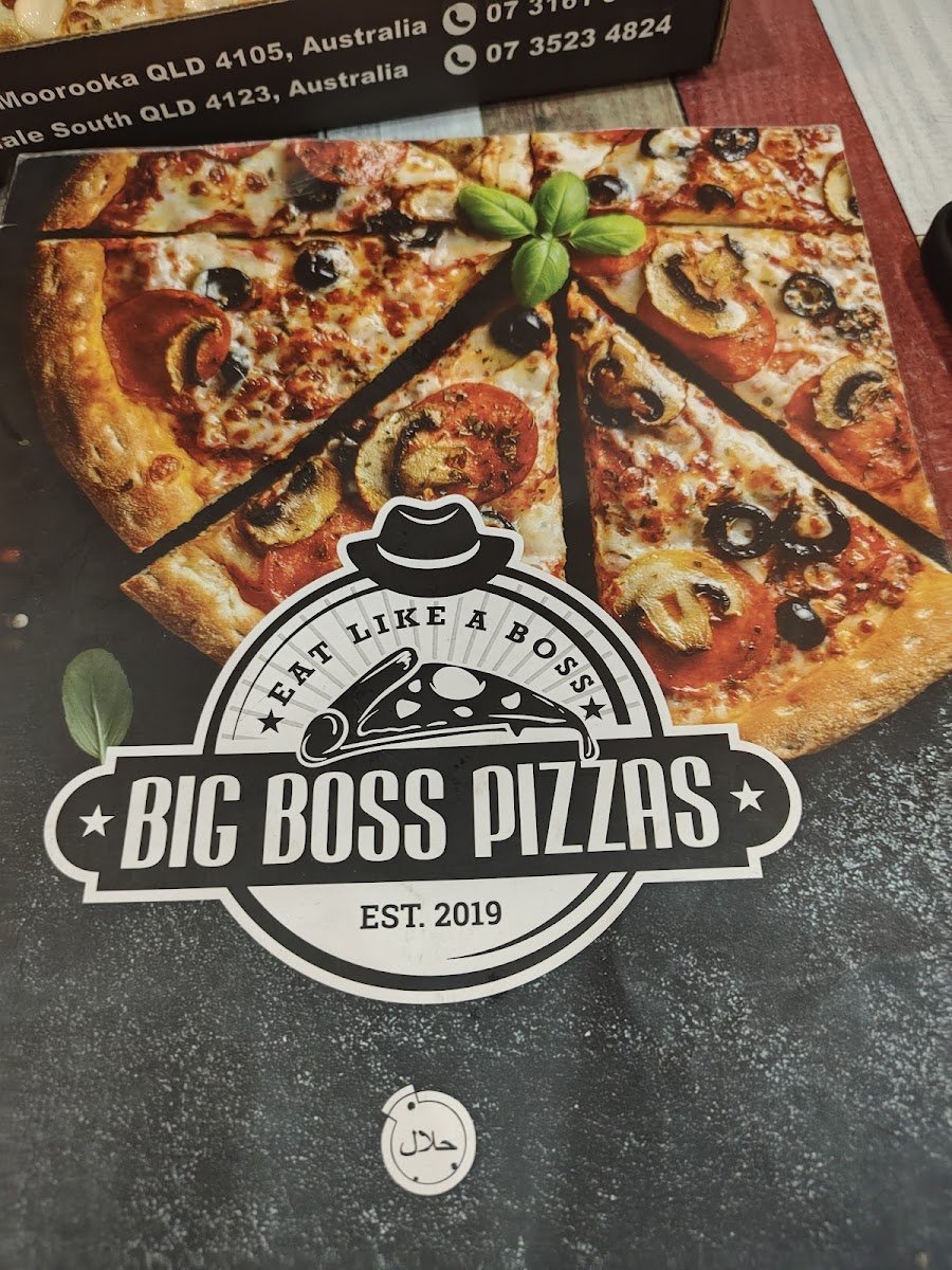 Menu Big Boss Pizzas Moorooka-4